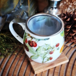 Tasse jardin fruitier, couvercle et filtre intégré 2