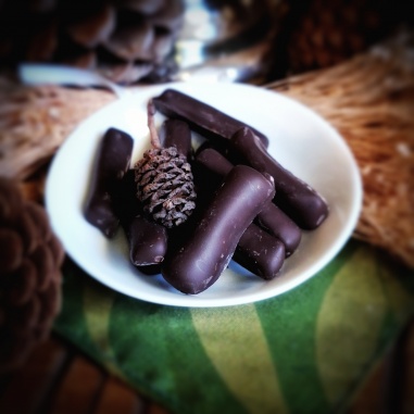 Gingembre confit au chocolat 100 grammes