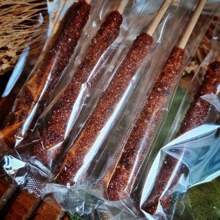 Sucre de canne brun en bâtonnets x5