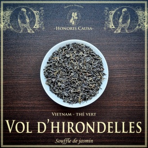 Vol d'hirondelles, thé vert jasmin Vietnam