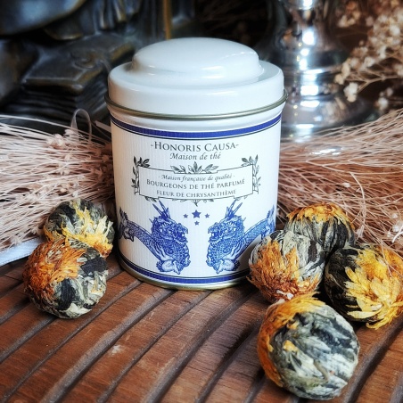 Bourgeons de thé vert chrysanthème & ananas x4