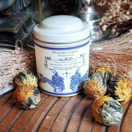 Bourgeons de thé vert chrysanthème & ananas x4