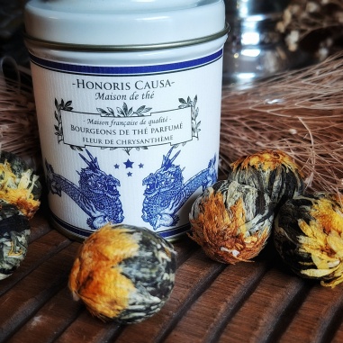 Bourgeons de thé vert chrysanthème & ananas x4 Bourgeons de thé vert chrysanthème & ananas x4