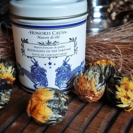 Bourgeons de thé vert chrysanthème & ananas x4