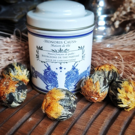 Bourgeons de thé vert chrysanthème & ananas x4