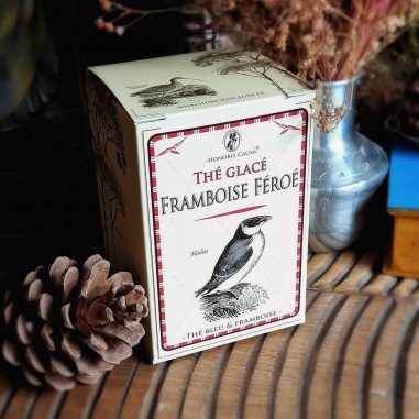 Framboise Féroé, thé bleu oolong glacé