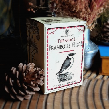 Framboise Féroé, thé bleu oolong glacé