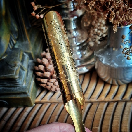 Filtre à thé métal doré Milady