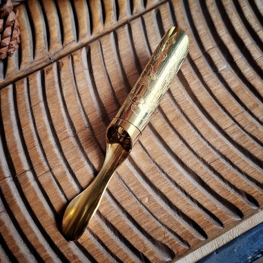 Filtre à thé métal doré Milady