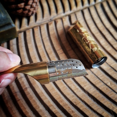 Filtre à thé métal doré Milady