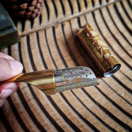 Filtre à thé métal doré Milady