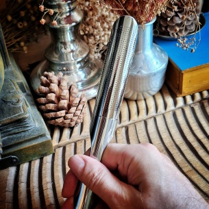 Filtre à thé métal argenté Milord