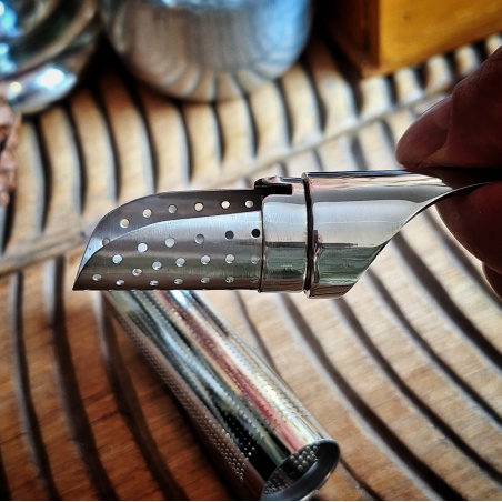 Filtre à thé métal argenté Milord