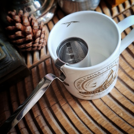 Filtre à thé métal argenté breakfast