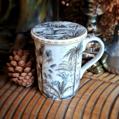 Tasse Esprit de Ceylan (couvercle & filtre intégré)