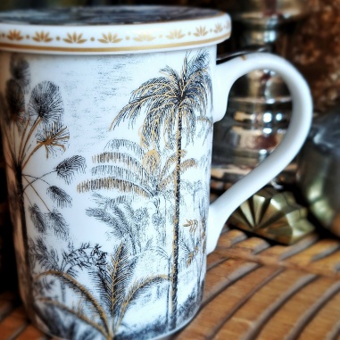 Tasse Esprit de Ceylan (couvercle & filtre intégré)