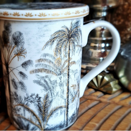 Tasse Esprit de Ceylan (couvercle & filtre intégré)