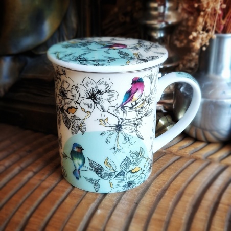 Tasse jardin du désir (couvercle & filtre intégré)