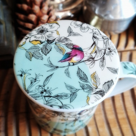 Tasse jardin du désir (couvercle & filtre intégré)