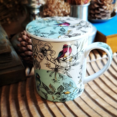 Tasse jardin du désir (couvercle & filtre intégré)