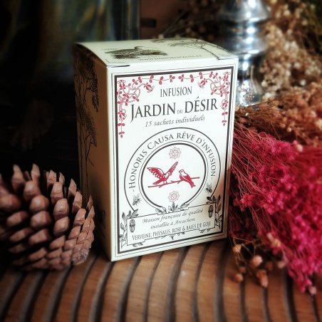 Jardin du désir, infusion sachets individuels