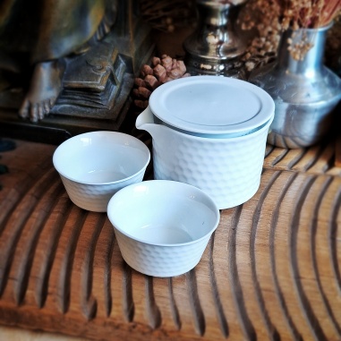 Théière des voyageurs + 2 tasses