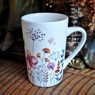 Tasse herbarium (rose & orange)