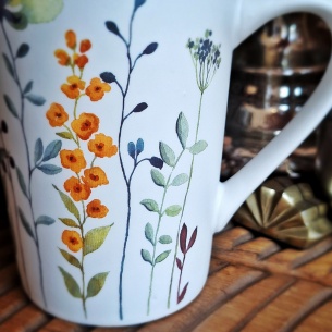 Tasse herbarium (vert & orange) 2
