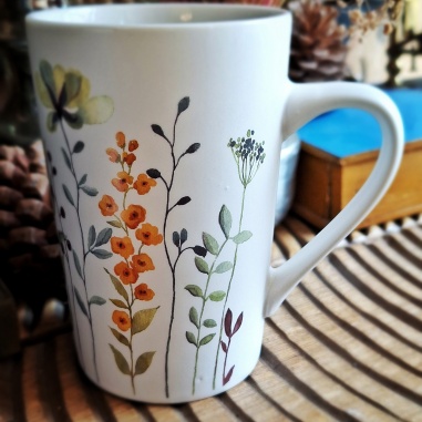 Tasse herbarium (vert & orange)