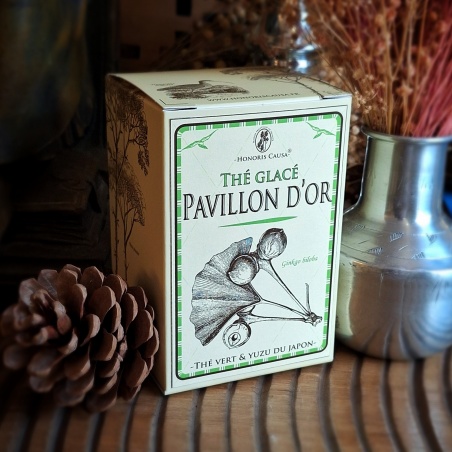 Pavillon d'or, thé vert glacé