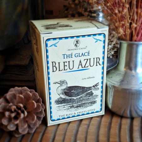 Bleu azur, thé glacé