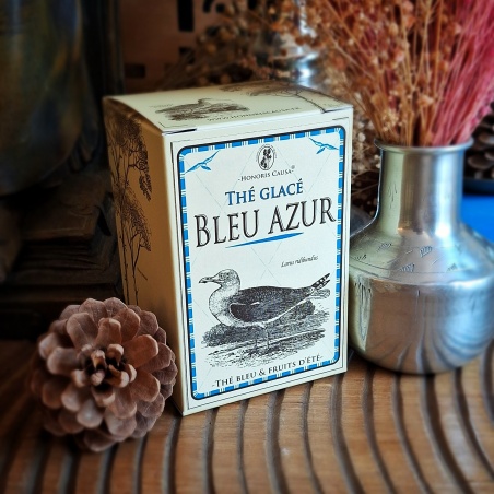Bleu azur, thé glacé