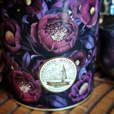 Boîte Pivoine pourpre, métal 150gr