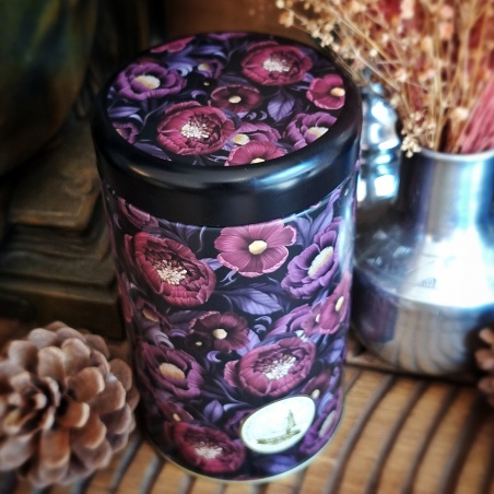 Boîte Pivoine pourpre, métal 150gr