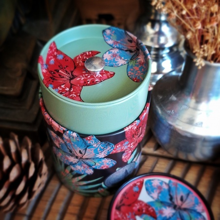 Boîte jardin des alizés, bleue & rose 100gr