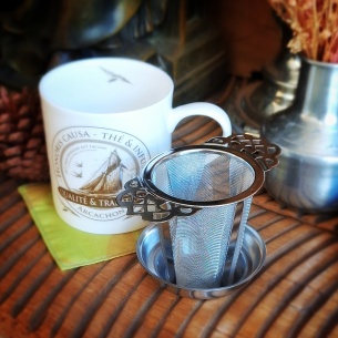 Filtre à thé métal papillon