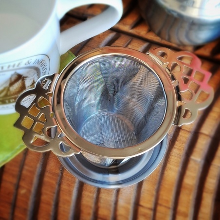Filtre à thé métal papillon