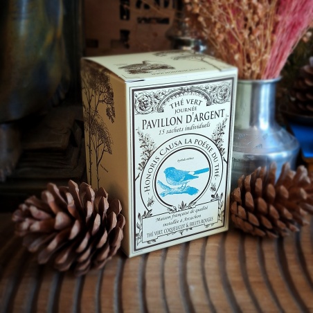 Pavillon d'argent Thé vert, sachets individuels