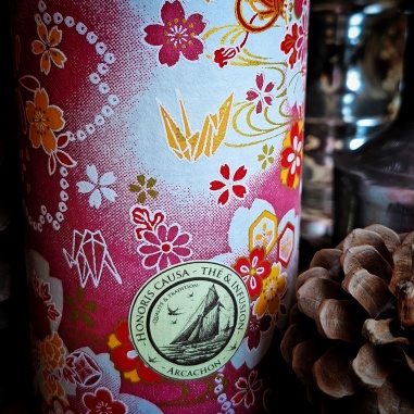 Boîte origami rose tyrien 150gr