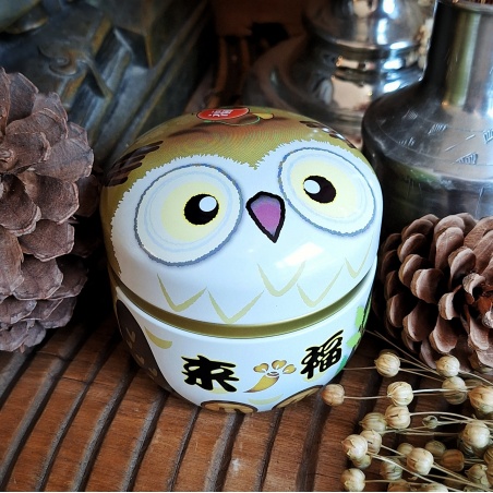 Boîte Fukuro Monsieur chouette, 80 gr