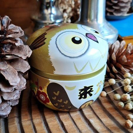 Boîte Fukuro Monsieur chouette, 80 gr