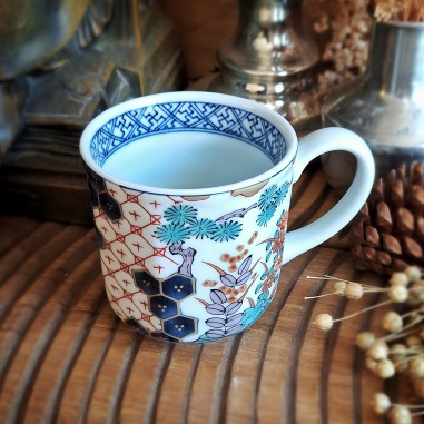 Tasse Kakiemon bleue porcelaine du Japon