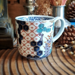 Tasse Kakiemon bleue porcelaine du Japon