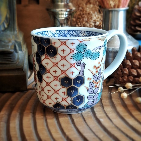 Tasse Kakiemon bleue porcelaine du Japon