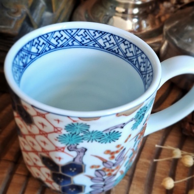 Tasse Kakiemon bleue porcelaine du Japon
