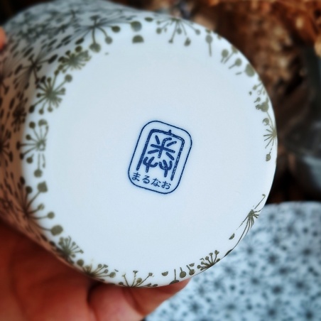 Tasse Kutani sobacha porcelaine fine du Japon