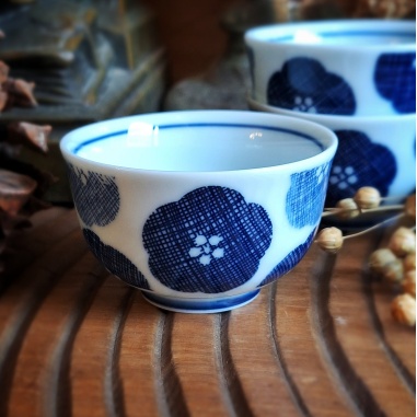 Tasse pavillon d'argent porcelaine du Japon