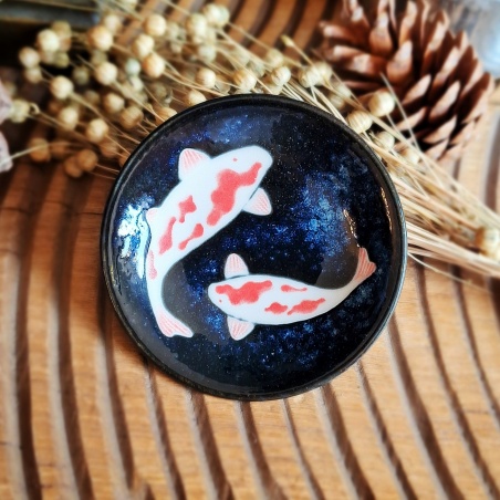 Coupelle à sachets carpe koï