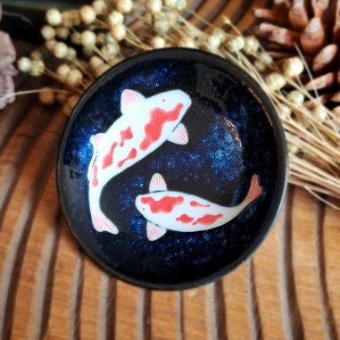 Coupelle à sachets carpe koï