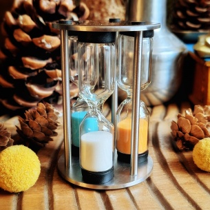 Sablier 2/4/6 minutes métal